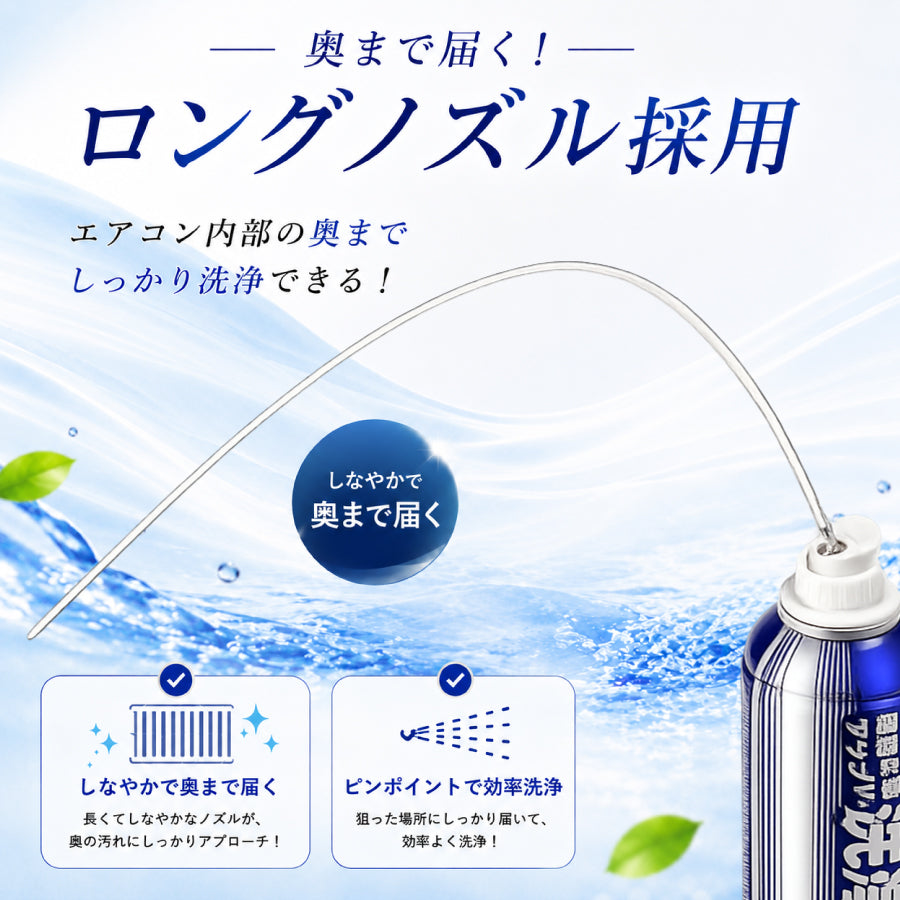 ZAC JAPAN カーエアコン洗浄 Super JET MAX 200ml エバポレーター
