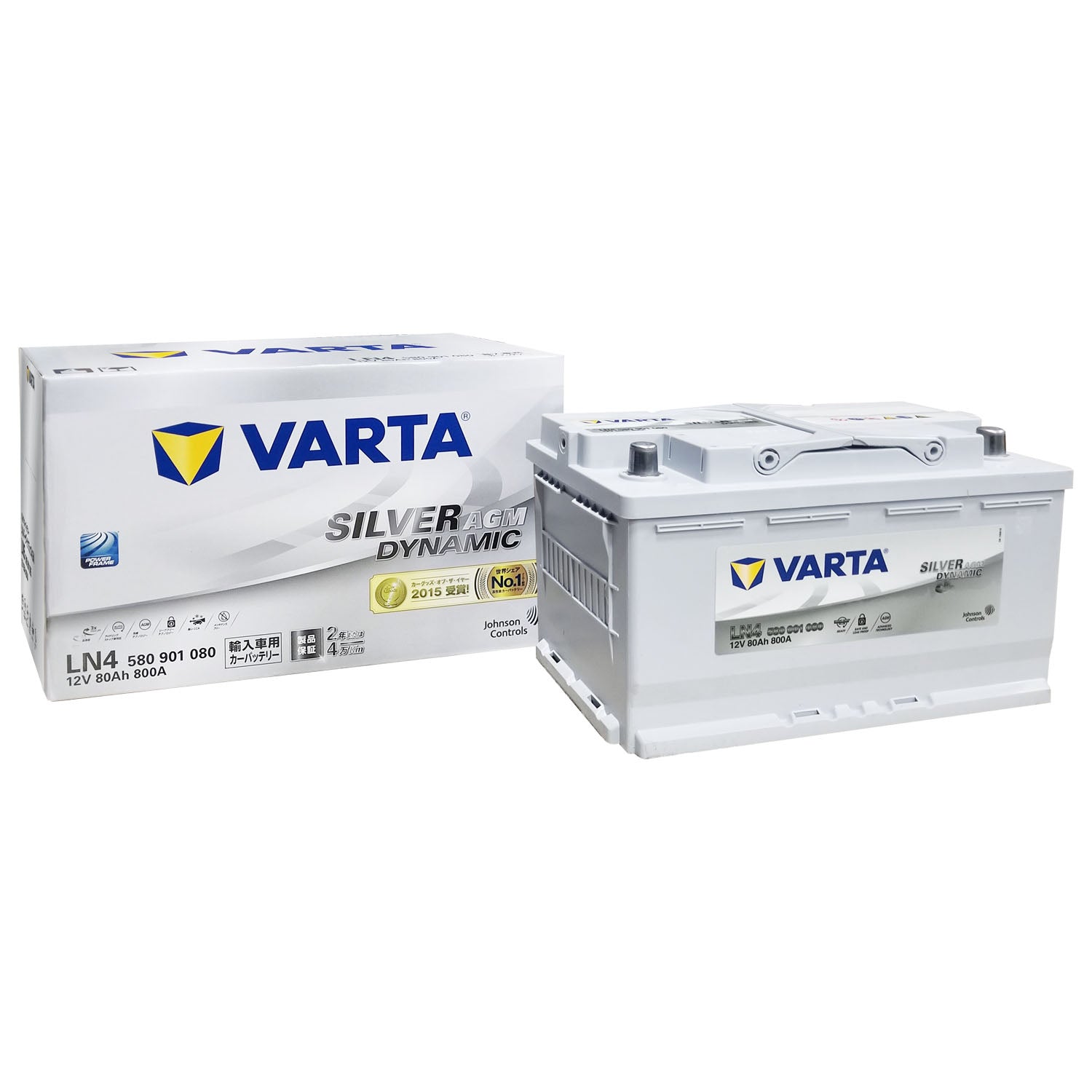 VARTA Silver Dynamic AGM 輸入車用バッテリー LN6-